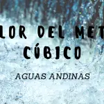 Valor de metro cúbico en aguas andinas